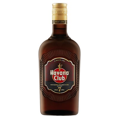 Havana Club 7 Year Old dark rum 70cl, imported from the UK