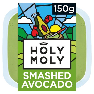 Holy Moly smashed avocado tub 150g (British brand)