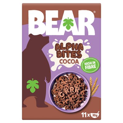 BEAR Alphabites Coco alphabet cereal 350g, UK version