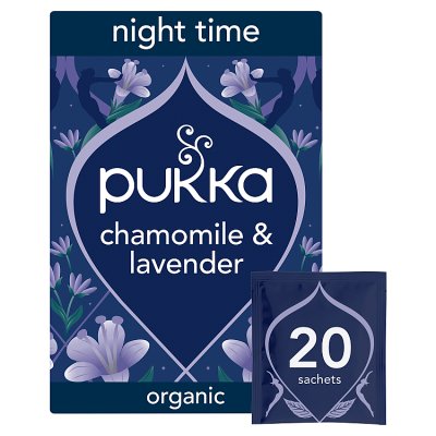 Pukka organic night time tea 20 tea bags 20g (British brand)