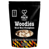 Big K Woodies firelighters 300g, imported from the UK