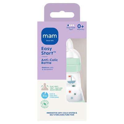 MAM Easy Start Anti-Colic baby bottle 160ml, imported from the UK