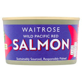 Waitrose wild red salmon 213g tin - British product