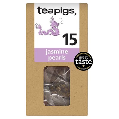 Teapigs jasmine pearls green tea 15 temples 37.5g, UK version