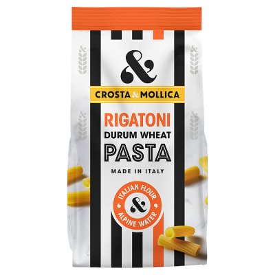Crosta & Mollica rigatoni pasta 500g made in Italy, UK version