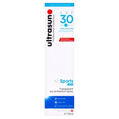 Ultrasun Sports Spray Sun Gel SPF30 150ml - British product