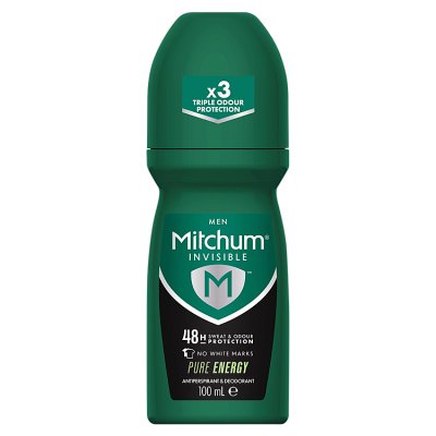 Mitchum Men Invisible Roll On deodorant 100ml, imported from the UK