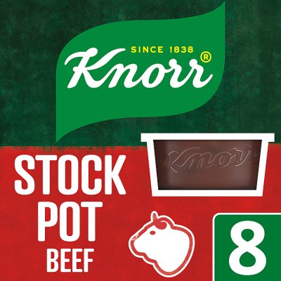 Knorr beef stock pots 8x28g gluten free - British product