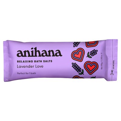 Anihana bath salts lavender love 80g, imported from the UK