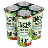 Inch's Medium Apple Cider 4x440ml cans - British product