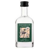 Sipsmith London Dry Gin miniature 5cl bottle, UK version
