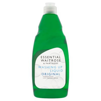 Essential Waitrose original washing up liquid 500ml, UK version