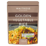 Waitrose golden vegetable rice 250g microwave pouch (British brand)
