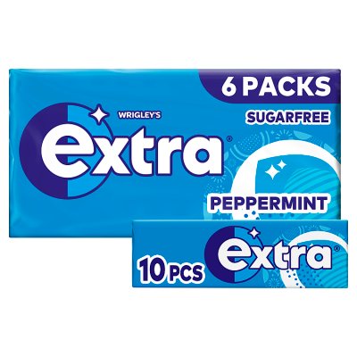 Wrigleys Extra peppermint gum 5x14g - British product