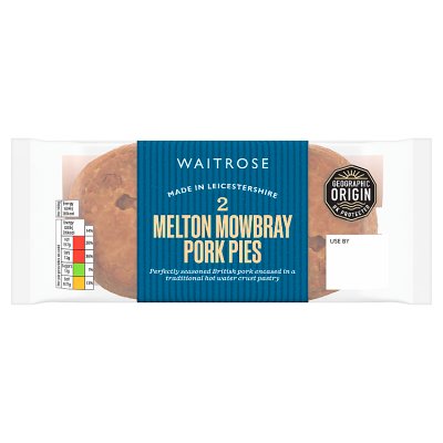Waitrose Melton Mowbray pork pies 150g pack, UK version