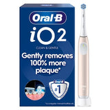 Oral-B iO2 Calm Pink electric toothbrush with pressure sensor (British brand)