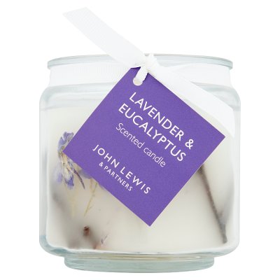 John Lewis candle Lavender & Eucalyptus, imported from the UK