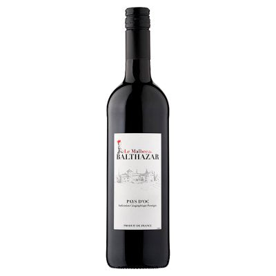 Malbec de Balthazar red wine 75cl - British product