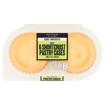 Cooks' Ingredients sweet pastry cases 156g - British product