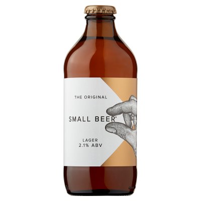 Small Beer Pilsner-style lager 350ml, imported from the UK