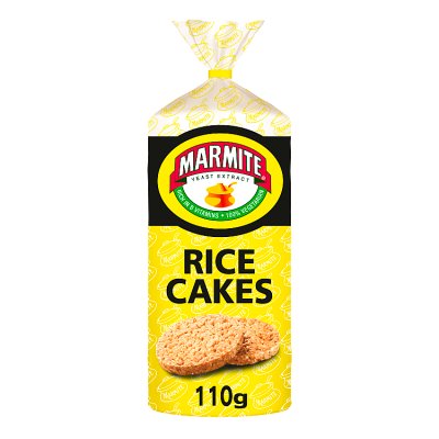 Marmite rice cakes 110g savoury snack - British product