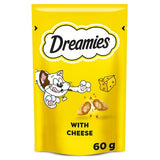 Dreamies cat treats cheese 60g, imported from the UK