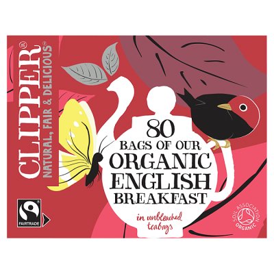 Clipper English Breakfast tea bags 80, UK version