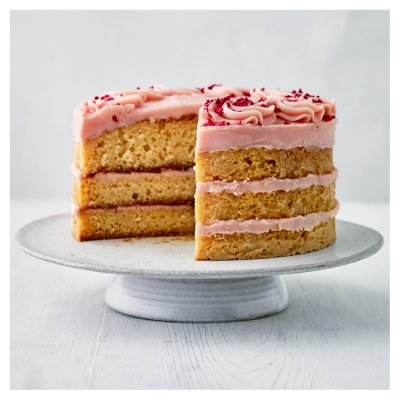 Waitrose lemon raspberry rose triple layer cake, UK version