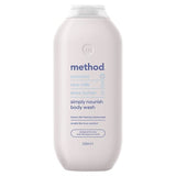 Method Simply Nourish body wash 532ml, imported from the UK