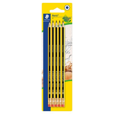Staedtler Noris HB pencils pack of 5 - British product