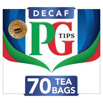 PG Tips decaf tea bags 70 count 203g - British product