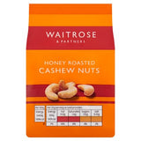 Waitrose honey roast cashews 100g pack, UK version