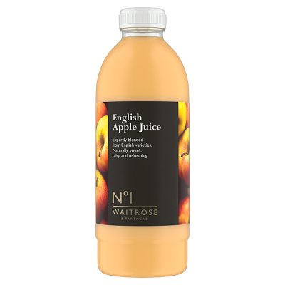 Waitrose No.1 English apple juice 1 litre, imported from the UK