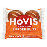 Hovis premium burger buns 4 pack - British product