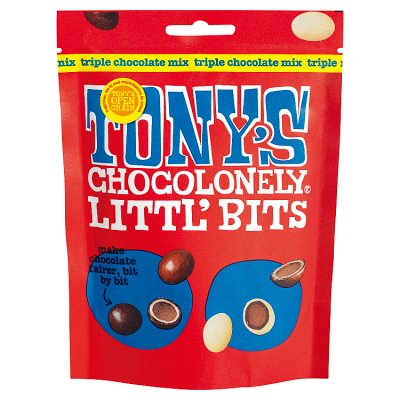 Tony's Chocolonely Littl' Bits Triple Chocolate 100g (British brand)