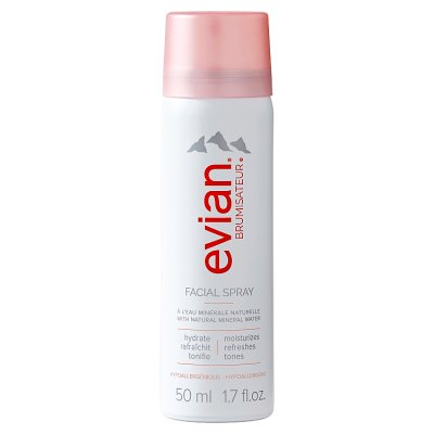 Evian Brumisateur facial spray 50ml, imported from the UK