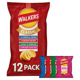 Walkers Classic Variety Multipack crisps 14x25g, imported from the UK