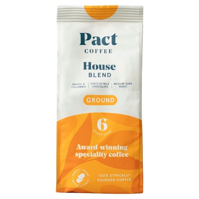 Pact Coffee House Blend ground coffee 200g - British product