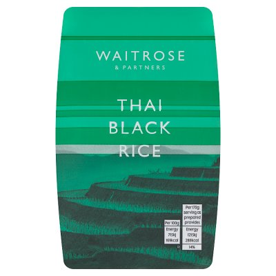 Waitrose Thai Black Rice 500g, imported from the UK