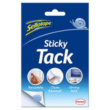 Sellotape blue sticky tack, imported from the UK