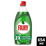 Fairy Original washing up liquid 654ml, imported from the UK
