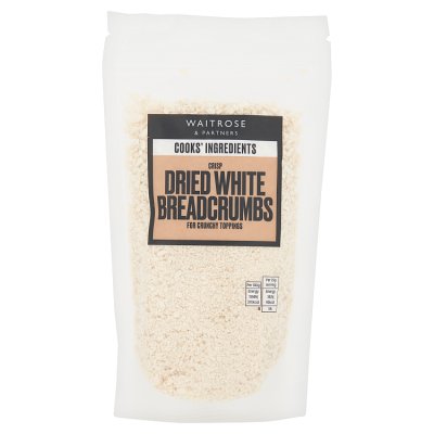 Cooks' Ingredients dried white breadcrumbs 125g (British brand)