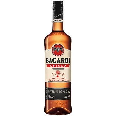 Bacardi spiced premium rum 70cl, imported from the UK