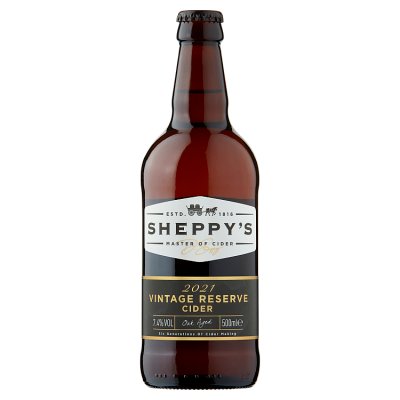 Sheppy's Vintage Reserve oak aged sparkling cider 500ml, UK version