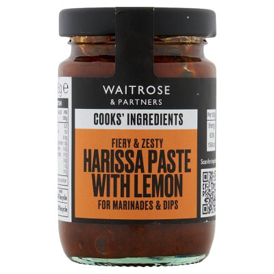 Cooks' Ingredients fiery lemon harissa paste 95g - British product