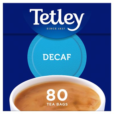 Tetley decaf tea bags pack of 80 - British product