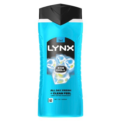 Lynx Ice Chill shower gel for men 500ml, UK version