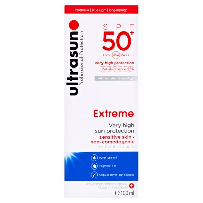 Ultrasun Extreme Sun Lotion SPF50+ 100ml, imported from the UK