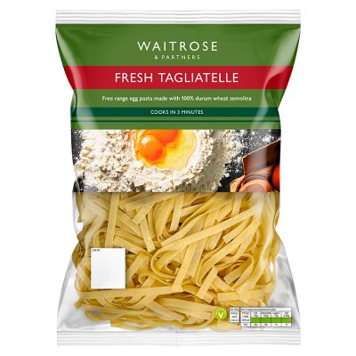 Waitrose fresh tagliatelle 500g - British product