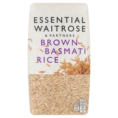 Waitrose Essential brown basmati rice 1kg, UK version